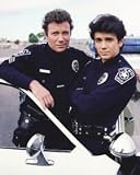 Kitchen & Housewares : WILLIAM SHATNER AS SGT. T.J. HOOKER, ADRIAN ZMED AS OFFICER VINCE ROMANO FROM T.J. HOOKER - Licensed Photo - Professional Photographic Print - Picture SIZE 10x8" (25x20cm)