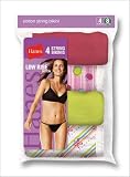 4 PACK Hanes Accents Cotton String Bikini Panties