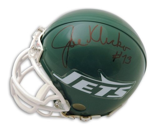 Joe Klecko Autographed/Hand Signed New York Jets Throwback Mini Helmet