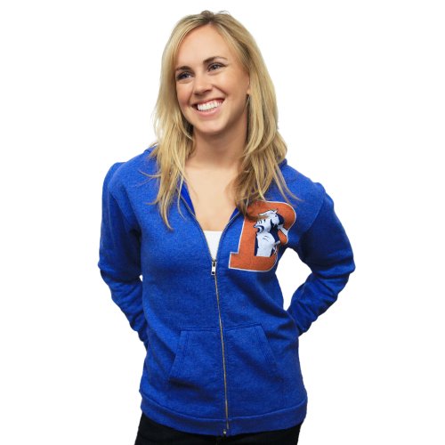 NFL Women's Denver Broncos Vintage Hooded Sweatshirt