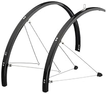 SKS P35 Chromoplastic Bicycle Fender Set (700c x 20-28 Tires, Black)