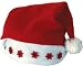 Beistle - 20732 - Light-Up Santa Hat- Pack of 12