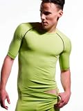 Produkt-Bild: Nebulus Thermounterw&auml;sche Body-Fit, Skiunterw&auml;sche, SHIRT, Herren, kurz, gr&uuml;n (Q106)