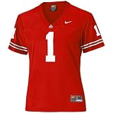Nike Ohio State Buckeyes #1 Scarlet Ladies Replica Football Jersey