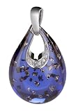 Pendentif Cobra - JP400AGBU - Resine et Argent 4,07 Gr - Femme - Bleu - Taille 40 cm