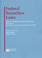 Federal Securities Laws: Selected Statutes, Rules and Forms, 2008
