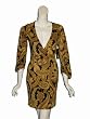 NIEVES LAVI Silk V Neck Dress in Isadora