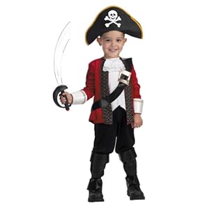 CHILD El Capitan Costume - Darling Pirate Costume (Sword not included)