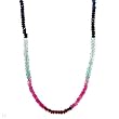Necklace With 36.15ctw Genuine Sapphires Beautifully Designed in 18K Yellow Gold. Total item weight 7.5g Length 18.5in