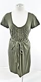 Theory Green Ruffled Jersy Dress Theory Green Ruffled Jersy Dress