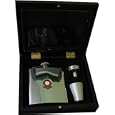 Heart of Midlothian 'The Hearts' Football Club 6oz Hip Flask Gift Set by Football Clubs