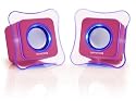Soyntec PC Voizze 140 2.0 USB Computer Speakers - Pink