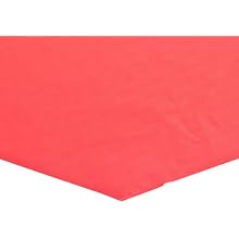 Creative Converting 70-3548 82-Inch Classic Red Color Plastic Round Table Cover (Case of 12)