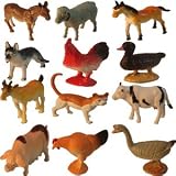Review Partyrama  / Assorted Farm Animal Figures - Pack of 108 - Party Favors