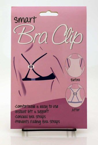 Smart Bra Clip - Bra Strap Concealer 3 Pcs (Clear, White, Black)