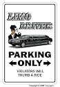 LIMO DRIVER ~Sign~ limousine chauffeur stretch gift
