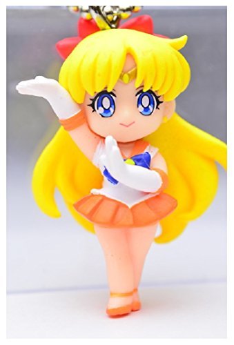 Sailor Moon Figure Keychain~20th Annivesary PVC Mascot Swing~Sailor Venus