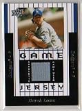 2008 Upper Deck Derek Lowe Game Used Jersey Baseball Card