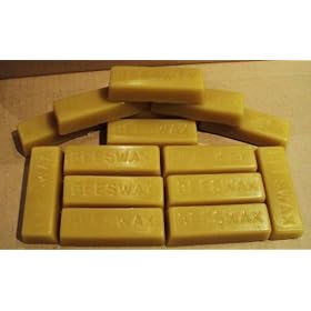 Pure Bees Wax Blocks Beeswax - 2 x 1 oz blocks