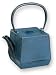 Old Dutch 24-Ounce Cast-Iron Harmony Teapot, Blue
