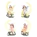 Garden Flower Fairy in Cresent Moon Large