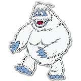 Abominable Snowmonster Rudolph Rednose sticker 4" x 5"
