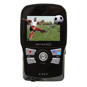 Aiptek 3D-HD High Definition 3D Camcorder (Black Black) by Aiptek