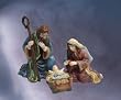 Thomas Kinkade Christ Child, Mary & Joseph Nativity Figurines #14-07952-001