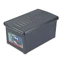 Rubbermaid 38906 Profilet File N Storet Portable File Tub, Extra Capacity, Letter, Black