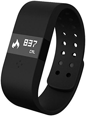 DIGICare Bluetooth V4.0 Multifunctional Smart Sports Bracelet with LED Display, Waterproof Grade: IPX67, Support Calorie & Sleep & Body Temperature Detection(Black)