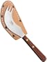 Dexter-Russell Carbon Steel and Rosewood Knife Fork Combo with Leather Sheath