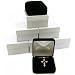 6 Black Velvet Pendant Gift Boxes Jewelry Showcase Displays