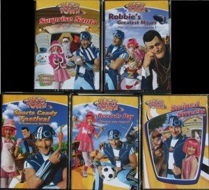 LazyTown 5 Pack - Robbie's Greatest Misses, Surprise Santa & More