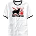 T-Shirt Ringer White  My Border Collie Is Big In Japan  Dog