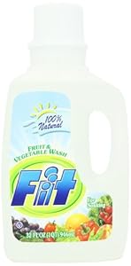 Fit Fruit & Vegetable Wash, Soaker/Refill Bottle, 32-Ounce Units (Pack of 3)