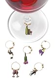 True Fabrications Wine Connoisseur Glass Charm
