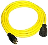 Conntek 20592 Generator Extension Cord 50-Foot 10/4 20 Amp 125/250 Volt 4 Prong Eextension Cord
