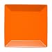 Waechtersbach Large Rimmed Square Plate, Set of 2, Orange Peel