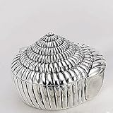 SNAIL JEWELERY BOX - SILVER PLATED SNAIL JEWELERY BOX