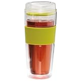 Double Wall Glass Travel Tumbler