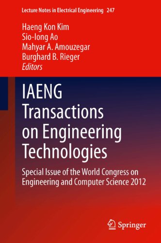 IAENG Transactions on Engineering Technologies: Special Issue of the World Congress on Engineering and Computer Science 2012: 247 (Lecture Notes in Electrical Engineering)