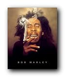 BOB MARLEY SMOKING GANJA POT HERB 16X20 POSTER 16270