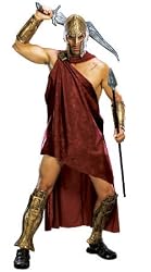 Deluxe Spartan Costume, Brown, Standard
