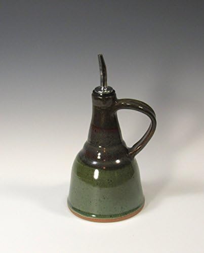 Olive oil bottle cruet with pourer