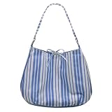 Xhilaration Slouchy Hobo Bag - Blue Stripe