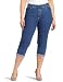 Not Your Daughter's Jeans Women's Plus-Size Fiona Roll Cuff Crop Jean, Maryland W, 20W