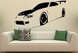 Wall MURAL Vinyl Sticker Car TOYOTA SUPRA S. 1457