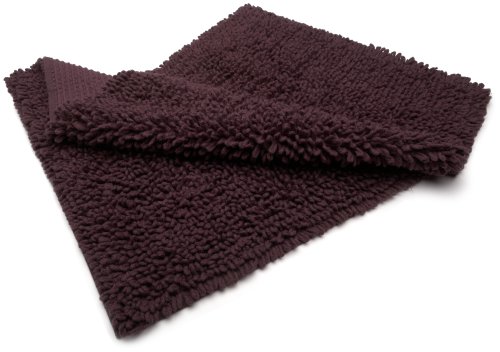 Pinzon Luxury Loop 30-inch by 50-inch Bath Rug, Aubergine