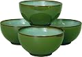 Sango Concepts Avocado Ice Cream Bowls, Set of 4