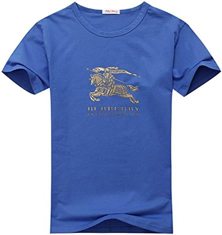 Sgyxngmei Printed Burberry Logo Men's Short Sleeve T-Shirt